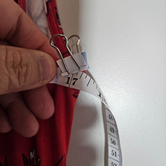 NWT 41 Hawthorn Maxi Dress Medium Adelina Knit Floral Print Red - NEW - Picture 10 of 11